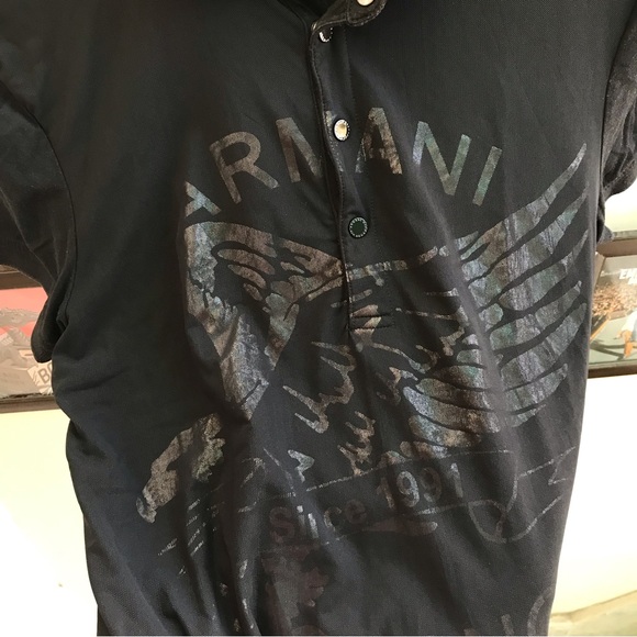 Designer Armani Exchange tshirt (S-M) - Picture 3 of 5